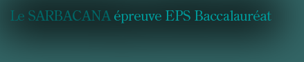 EPS bacccalaur&eacute;atNos Instruments 3: Phi -Sarbacanes